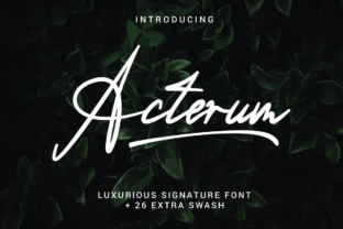 Acterum: A Script Font for Elegant Web Design