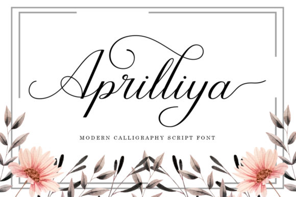 Aprilliya: A Script Font for Elegant Design