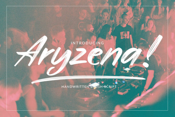 Aryzena: A Handwritten Font for Polished Branding