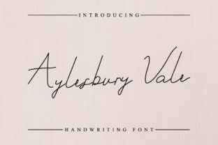 Aylesbury Vale Font Review