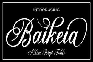 Baikeia: A Modern Calligraphy Font