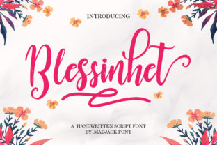 Blessinhet Font for Creative Brands
