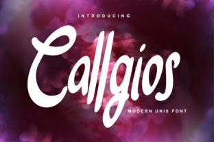 Callgios Font: Elegant Script for Editorial Design