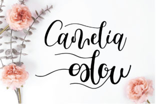 Camelia Glow Font for Creative Projects