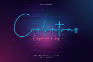 Carlantans: A Modern Script Font for Business