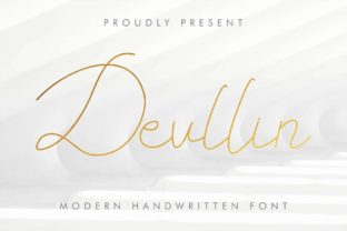 Devllin Font: Handwritten Elegance for Crafters