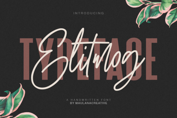 Elitmog Font for Creative Makers