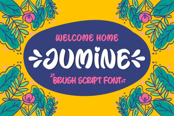 Jumine: A Friendly Script Font