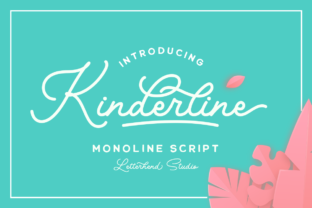 Kinderline Font for Web Design