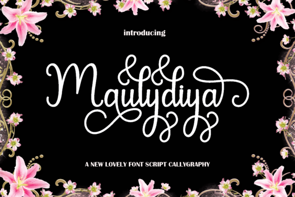Maulydiya Font for Creative Makers