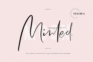 Minted Font: Elegant Script for Editorial Design