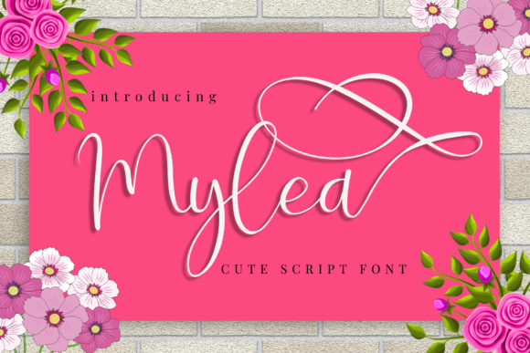 Mylea Font: Elegant Script for Crafters