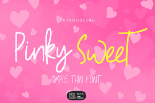 Pinky Sweet Font: Playful Script for Editorial Design