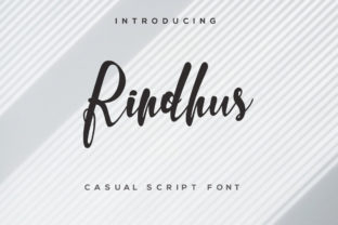 Rindhus Font for Creative Projects