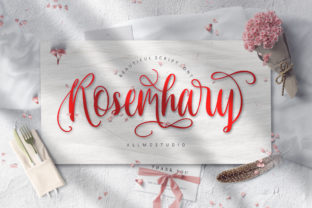 Rosemhary Font: Romantic Script for Creative Makers