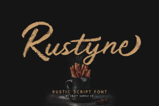 Rustyne Font for Creative Makers