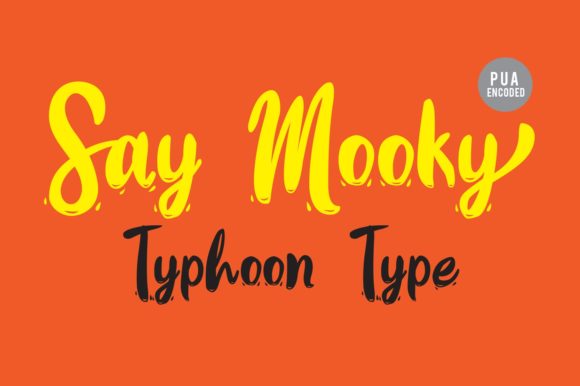 Say Mooky Font for Creative Web Projects
