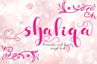Shafiqa Font: Elegant Script for Creative Projects