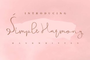 Simple Harmony Font for Creative Makers