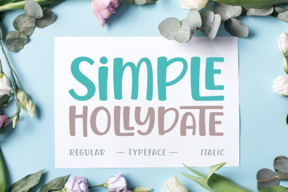 Simple Hollydate Font Review