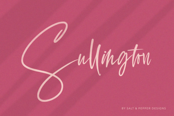 Sullington: A Script Font for Business Branding