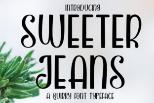 Sweeter Jeans Font for Web Design