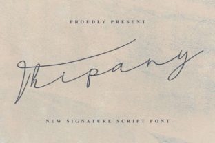 Thipany: Elegant Script Font