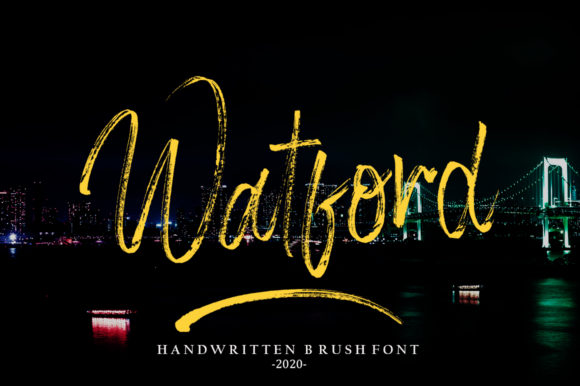 Watford Brush Font for Creative Projects