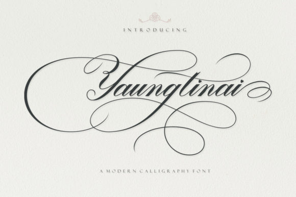 Yaungtinai: Elegant Script Font