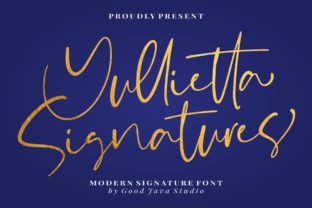 Yullietta: A Gorgeous Script Font
